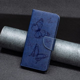 For Samsung Galaxy A13 4G Case, Butterflies PU Leather Wallet Cover, Blue | Folio Cases | iCoverLover.com.au