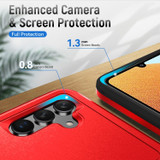 For Samsung Galaxy A13 5G Case, TPU+PC Protective Back Cover, Red Black | Armour Cases | iCoverLover.com.au