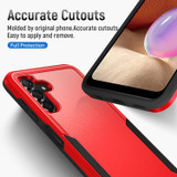 For Samsung Galaxy A13 5G Case, TPU+PC Protective Back Cover, Red Black | Armour Cases | iCoverLover.com.au