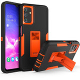 For Samsung Galaxy A13 5G Case, Protective Cover, Magnetic Holder, Black + Orange | Armour Cases | iCoverLover.com.au