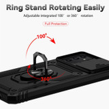 For Samsung Galaxy A13 5G Case, Protective Cover, Camera Shield, Magnetic Holder, Black | Armour Cases | iCoverLover.com.au