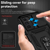 For Samsung Galaxy A13 5G Case, Protective Cover, Camera Shield, Magnetic Holder, Black | Armour Cases | iCoverLover.com.au