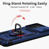 For Samsung Galaxy A13 5G Case, Protective Cover, Camera Shield, Magnetic Holder, Blue | Armour Cases | iCoverLover.com.au