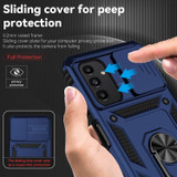 For Samsung Galaxy A13 5G Case, Protective Cover, Camera Shield, Magnetic Holder, Blue | Armour Cases | iCoverLover.com.au