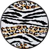 Matte MagSafe Charger Compatible, Qi Wireless Charging, Zebra Leopard Pattern | Magnetic Wireless Charger | Induction Charging | iCoverLover Australia