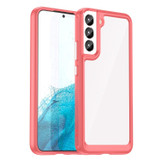 For Samsung Galaxy S23 Ultra, S23 Case, Protective Acrylic+TPU Cover,  Red | Back Covers | iCoverLover.com.au