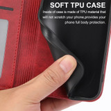 For Samsung Galaxy S23 Ultra, S23+ Plus, S23 Case, Cubic Grid PU Leather Wallet Cover, Red | Folio Cases | iCoverLover.com.au