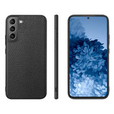 For Samsung Galaxy S23+ Plus Case Genuine Leather Slim Protective Cover Black