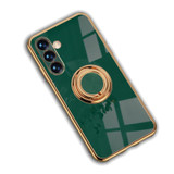 For Samsung Galaxy S23+ Plus Case Electroplating Ring Holder Cover Dark Green