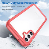 For Samsung Galaxy A14 5G & A14 4G Case, Shock & Scratch-proof TPU + Acrylic Protective Cover, Red | Back Covers | iCoverLover.com.au