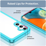 For Samsung Galaxy A14 5G & A14 4G Case, Shock & Scratch-proof TPU + Acrylic Protective Cover, Clear Blue | Back Covers | iCoverLover.com.au
