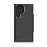 For Samsung Galaxy S23 Ultra Case EFM Monaco Eleather D3O 5G Signal Plus Cover Black Space Grey