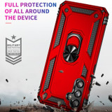 For Samsung Galaxy A34 Case, Armour Shockproof TPU/PC Cover, Ring Holder, Red | Phone Cases | iCoverLover.com.au