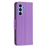 For Samsung Galaxy A54 Case, Grained Texture PU Leather Wallet Cover, Purple | Phone Cases | iCoverLover.com.au