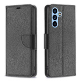 For Samsung Galaxy A54 Case, Grained Texture PU Leather Wallet Cover, Black | Phone Cases | iCoverLover.com.au