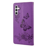 For Samsung Galaxy A54 Case, Vintage Butterflies Pattern PU Leather Wallet Cover, Stand | Phone Cases | iCoverLover.com.au