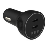 EFM 60W Dual Port Car Charger, With Power Delivery and PPS  | iCoverLover.com.au