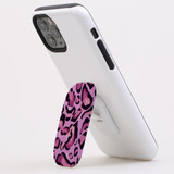 Kickstand Grip AddOn, Universal Phone HolderMagenta Leopard Pattern | AddOns | iCoverLover.com.au