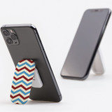 Kickstand Grip AddOn, Universal Phone HolderBlue Redzigzag | AddOns | iCoverLover.com.au