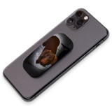 Kickstand Grip AddOn, Universal Phone HolderPortrait Of Tan Daschund | AddOns | iCoverLover.com.au
