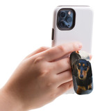 Kickstand Grip AddOn, Universal Phone HolderBlack N Tan Daschund | AddOns | iCoverLover.com.au