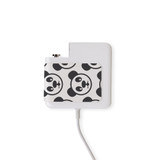 Wall Charger Wrap in 2 Sizes, Paper Leather, Panda Heads | AddOns | iCoverLover.com.au