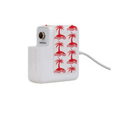 Wall Charger Wrap in 2 Sizes, Paper Leather, Palm Trees | AddOns | iCoverLover.com.au