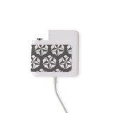 Wall Charger Wrap in 2 Sizes, Paper Leather, Grey Stars | AddOns | iCoverLover.com.au