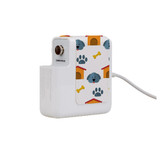 61W Wall Charger Wrap (160mm x 40mm), Paper Leather, Dog Houses | AddOns | iCoverLover.com.au