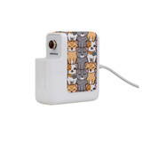 Wall Charger Wrap in 2 Sizes, Paper Leather, Seamless Cats | AddOns | iCoverLover.com.au