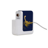 Wall Charger Wrap in 2 Sizes, Paper Leather, Scorpio Drawing | AddOns | iCoverLover.com.au