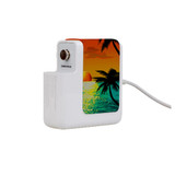 61W Wall Charger Wrap (160mm x 40mm), Paper Leather, Palm Tree Sunset | AddOns | iCoverLover.com.au