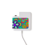 Wall Charger Wrap in 2 Sizes, Paper Leather, Retro Floral Design | AddOns | iCoverLover.com.au
