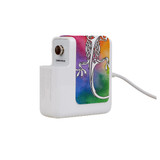 61W Wall Charger Wrap (160mm x 40mm), Paper Leather, Rainbow Lizard | AddOns | iCoverLover.com.au