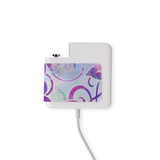 Wall Charger Wrap in 2 Sizes, Paper Leather, Flower Swirls | AddOns | iCoverLover.com.au