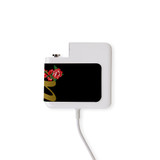 Wall Charger Wrap in 2 Sizes, Paper Leather, Embellished Letter W | AddOns | iCoverLover.com.au