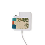 Wall Charger Wrap in 2 Sizes, Paper Leather, Botanical Escape | AddOns | iCoverLover.com.au