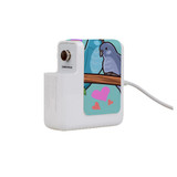 61W Wall Charger Wrap (160mm x 40mm), Paper Leather, Birds In Love | AddOns | iCoverLover.com.au