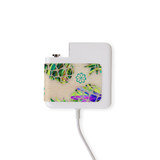 Wall Charger Wrap in 2 Sizes, Paper Leather, Colorful Pineapples | AddOns | iCoverLover.com.au