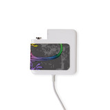 Wall Charger Wrap in 2 Sizes, Paper Leather, Colorful Lizard | AddOns | iCoverLover.com.au