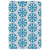 1 or 2 Card Slot Wallet Adhesive AddOn, Paper Leather, Blue Snowflakes | AddOns | iCoverLover.com.au