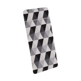1 or 2 Card Slot Wallet Adhesive AddOn, Paper Leather, Black And White Hexagons | AddOns | iCoverLover.com.au