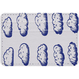1 or 2 Card Slot Wallet Adhesive AddOn, Paper Leather, Blue Clouds | AddOns | iCoverLover.com.au