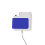 Wall Charger Wrap in 2 Sizes, Paper Leather, Blue | AddOns | iCoverLover.com.au