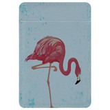1 or 2 Card Slot Wallet Adhesive AddOn, Paper Leather, Vintage Flamingo | AddOns | iCoverLover.com.au