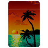 1 or 2 Card Slot Wallet Adhesive AddOn, Paper Leather, Palm Tree Sunset | AddOns | iCoverLover.com.au