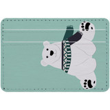 1 or 2 Card Slot Wallet Adhesive AddOn, Paper Leather, Polar Bear | AddOns | iCoverLover.com.au