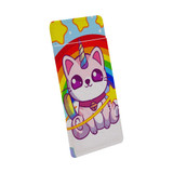 1 or 2 Card Slot Wallet Adhesive AddOn, Paper Leather, Unicorn Cat | AddOns | iCoverLover.com.au