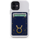 1 or 2 Card Slot Wallet Adhesive AddOn, Paper Leather, Taurus Sign | AddOns | iCoverLover.com.au