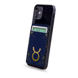 1 or 2 Card Slot Wallet Adhesive AddOn, Paper Leather, Taurus Sign | AddOns | iCoverLover.com.au